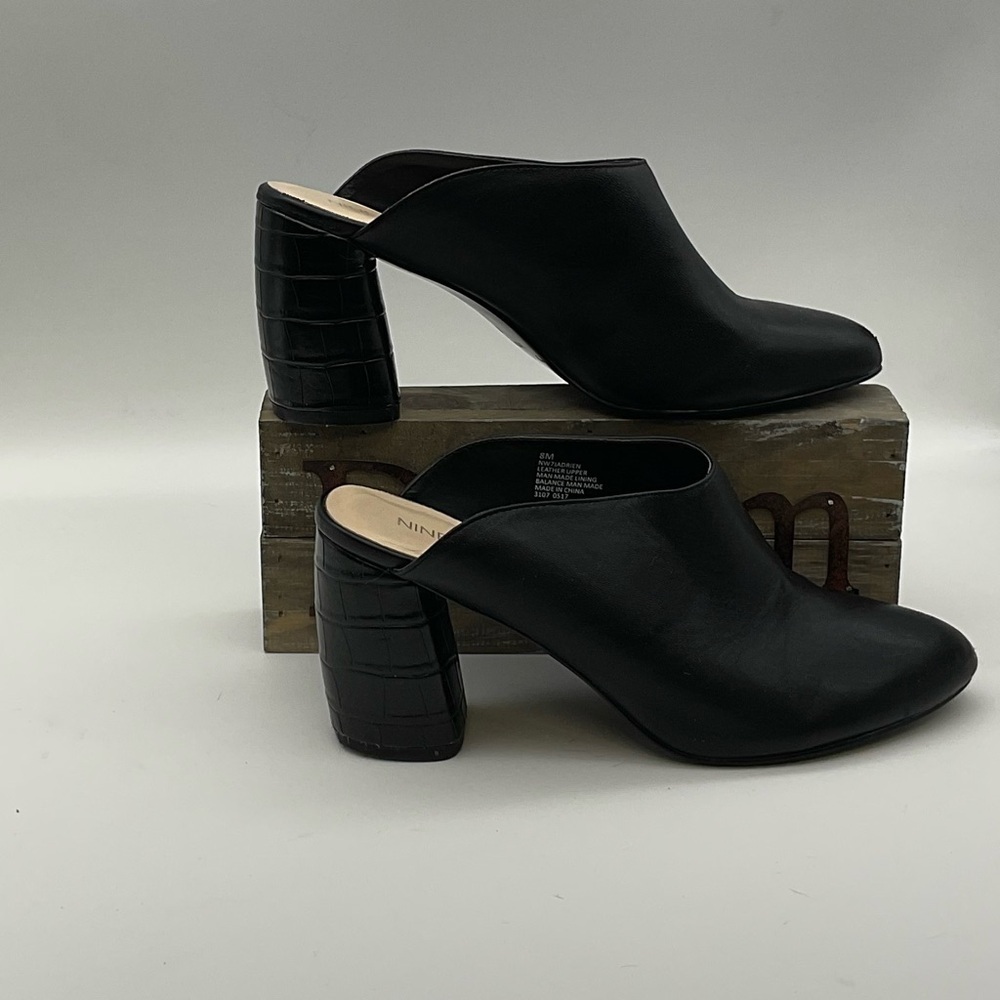 Nine West Jadrien Black, Women's Clog/Mules